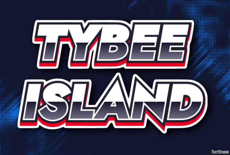 Tybee Island Efekt tekstowy