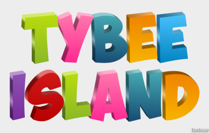 Tybee Island Efekt tekstowy