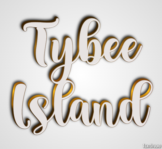 Tybee Island Efekt tekstowy