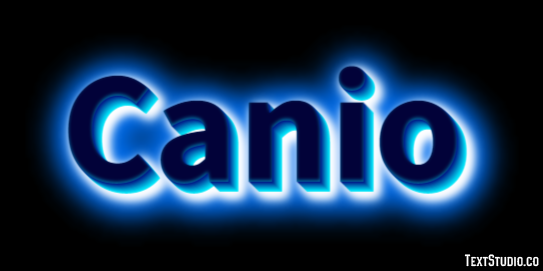 Canio Effetto testo