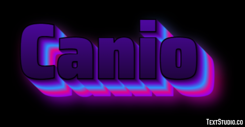 Canio Effetto testo