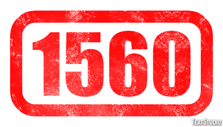 1560 Metin efekti