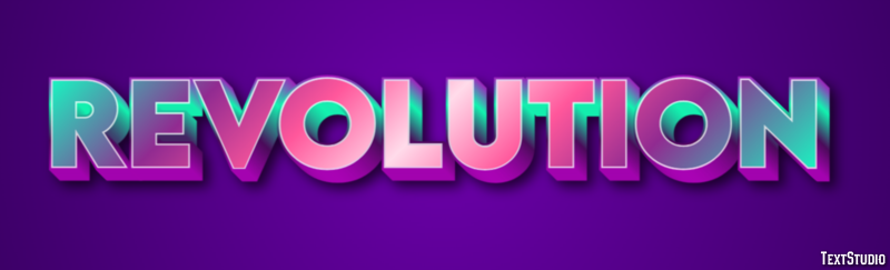 Revolution Effet de Texte