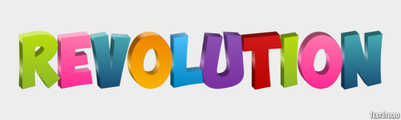 Revolution Effet de Texte