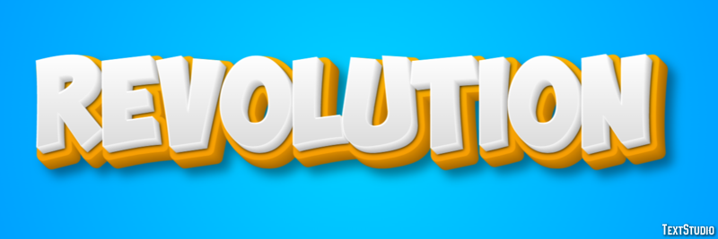 Revolution Effet de Texte