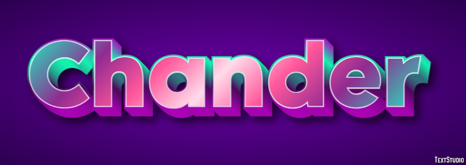Chander Text Effect