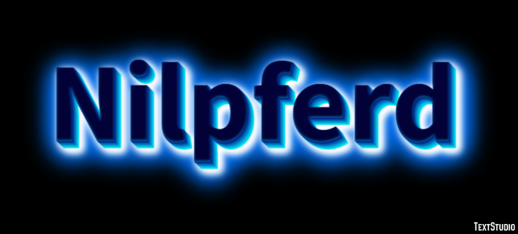 Nilpferd Efeito do texto