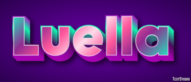 Luella Text Effect