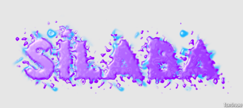 Sílaba Text effect