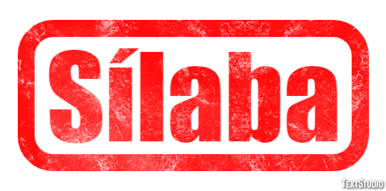 Sílaba Text effect