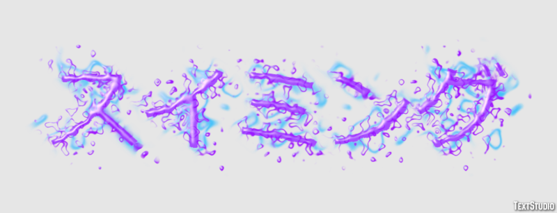 スイミング Efeito de texto