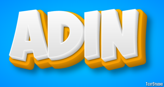 Adin Efeito de texto