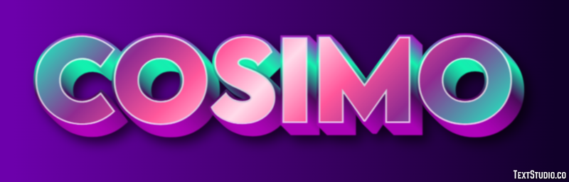 Cosimo Effet de Texte