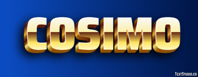 Cosimo Effet de Texte