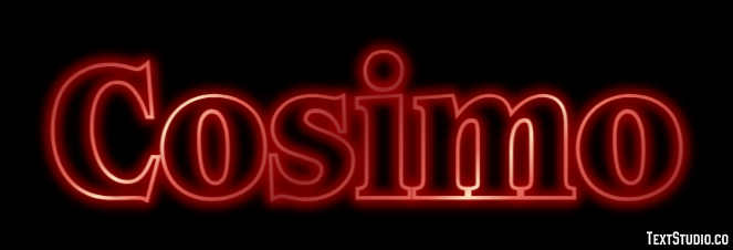 Cosimo Effet de Texte