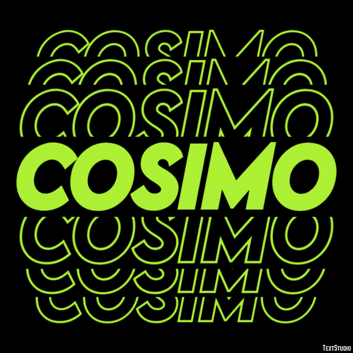 Cosimo Effet de Texte