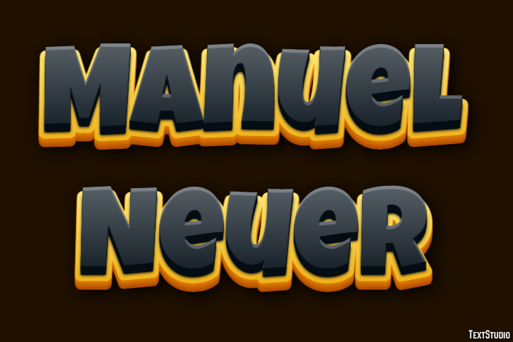 Manuel Neuer Efecto de Texto