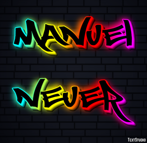 Manuel Neuer Efeito de texto