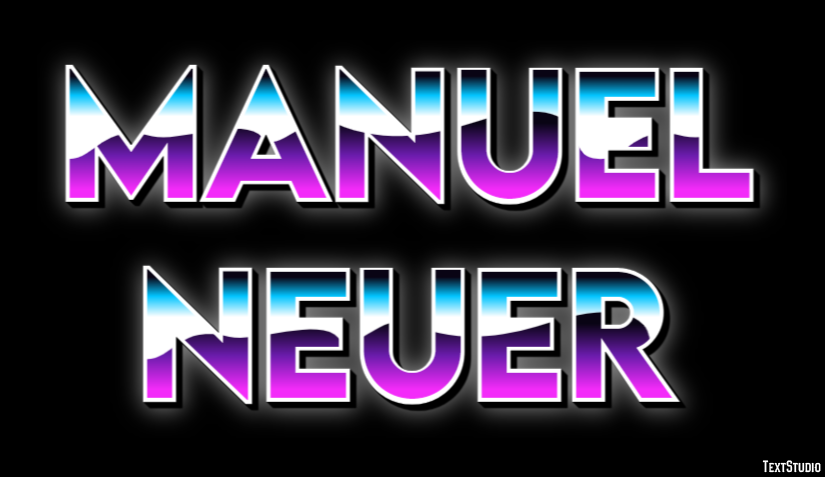 Manuel Neuer Efeito do texto