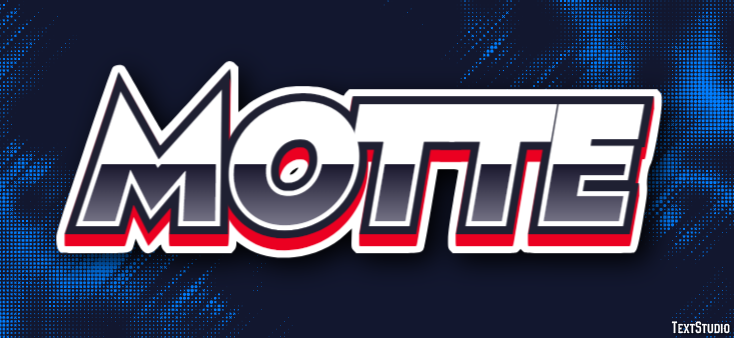 Motte Texteffekt