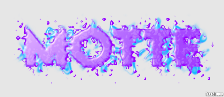 Motte Text effect