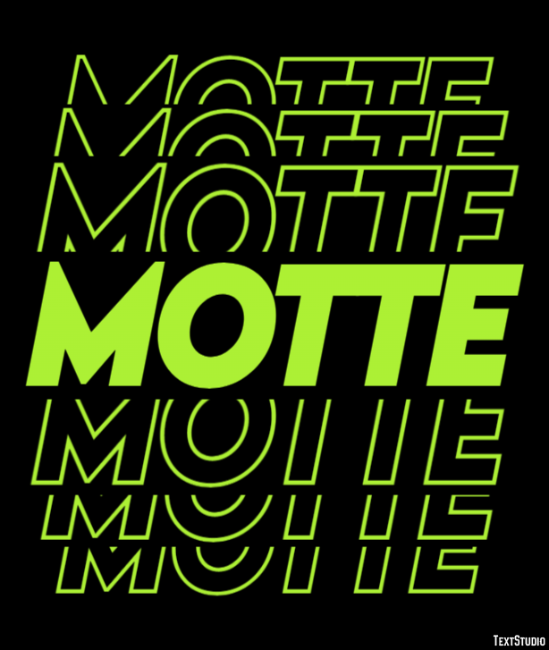 Motte Effetto testo