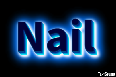 Nail Text Effect