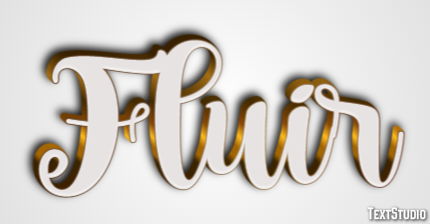 Fluir Efeito do texto