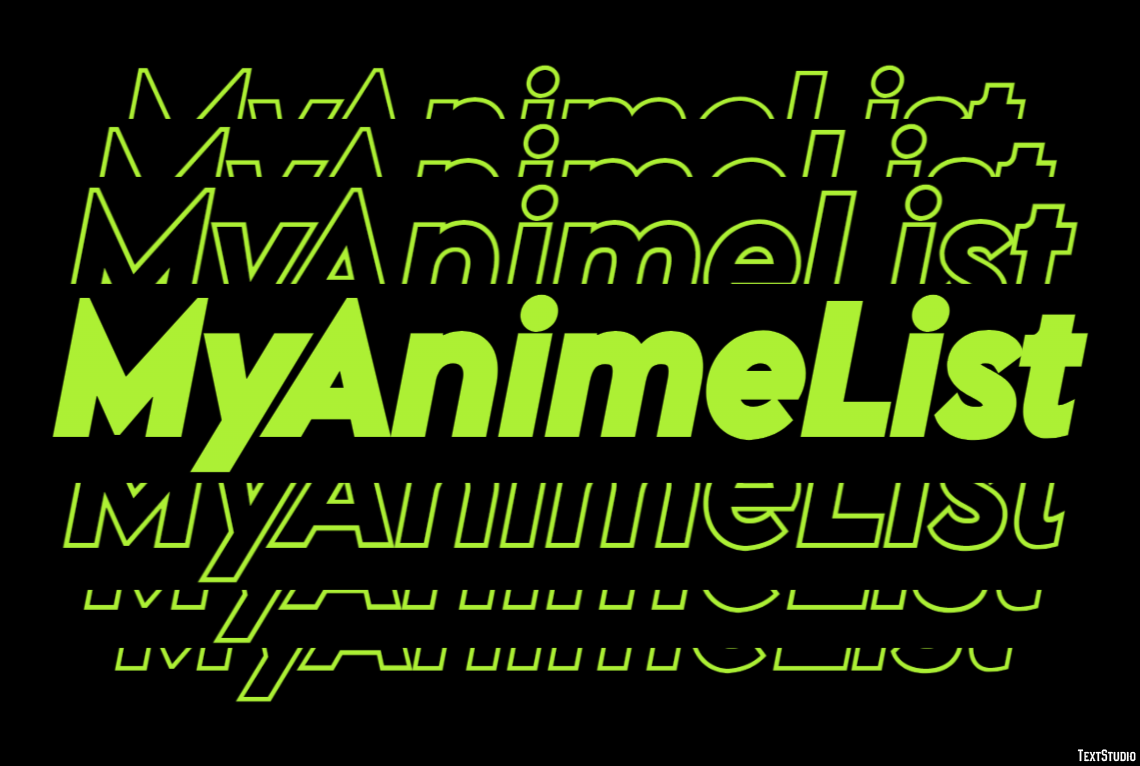 MyAnimeList Metin Efekti