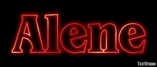 Alene Text effect