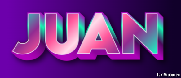 Juan テキスト効果