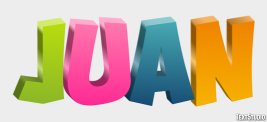 Juan テキスト効果