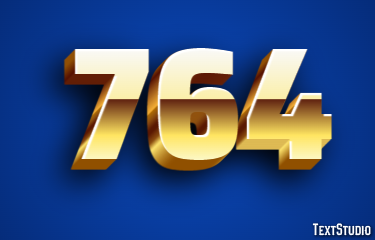 764 Texteffekt
