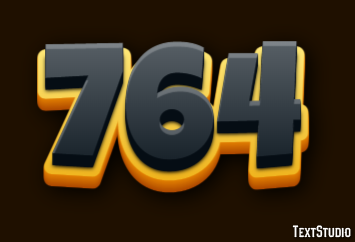 764 Efecto de Texto