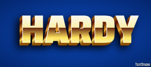Hardy テキスト効果