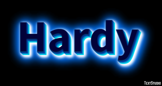 Hardy Text Effect