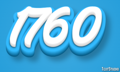 1760 Texteffekt