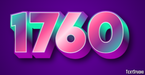 1760 Texteffekt