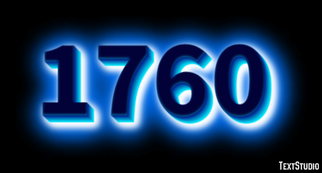 1760 Text Effect