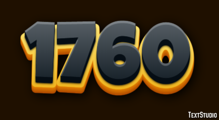 1760 Texteffekt