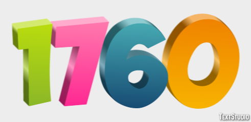1760 Texteffekt