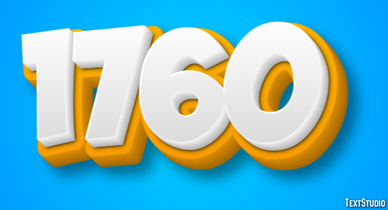 1760 Texteffekt