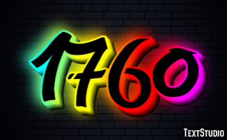 1760 Texteffekt