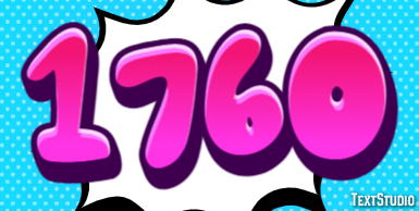 1760 Texteffekt