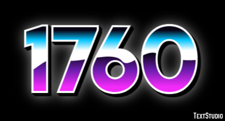 1760 Texteffekt