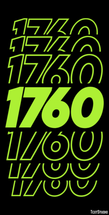 1760 Texteffekt