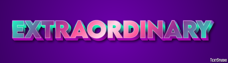 Extraordinary Text Effect