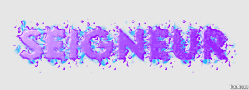 Seigneur Effet de texte