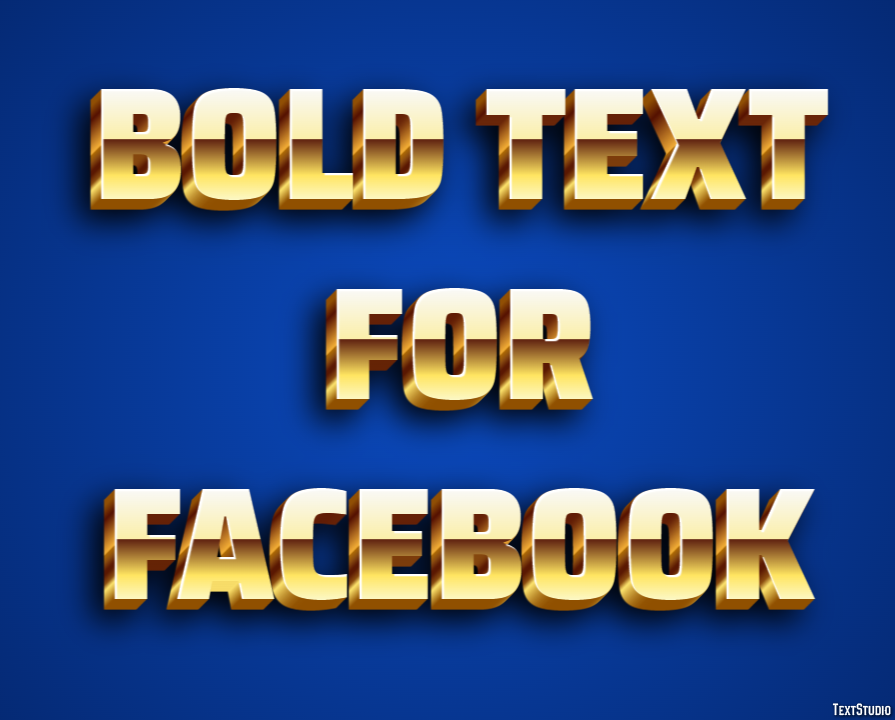 Bold Text For Facebook Efecto de Texto