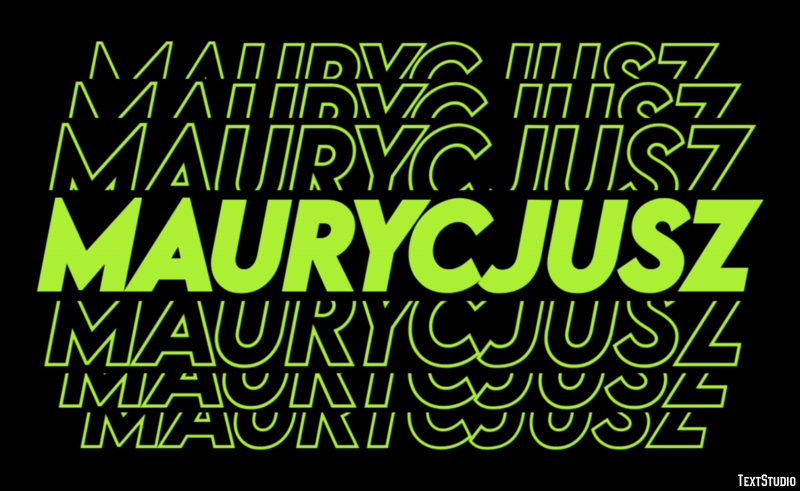 Maurycjusz Efekt tekstowy